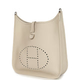 Hermes Evelyne III PM Craie Clemence Palladium Hardware