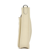 Hermes Evelyne 23 Cream Clemence Palladium Hardware