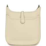 Hermes Evelyne 23 Cream Clemence Palladium Hardware