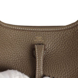 Pre-owned Hermes Evelyne TPM Etoupe Clemence Gold Hardware - Thumbnail View 7