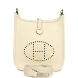 Hermes Evelyne TPM Cream Clemence Palladium Hardware