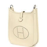Hermes Evelyne TPM Cream Clemence Palladium Hardware