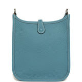 Hermes Evelyne TPM Blue Jean Clemence Palladium Hardware