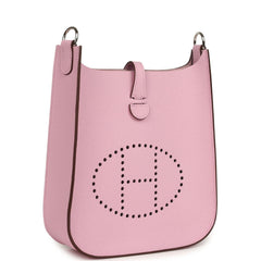 Hermes Evelyne Sellier TPM Mauve Sylvestre Epsom Palladium Hardware