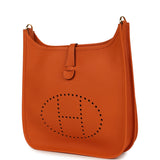 Hermes Evelyne III PM Orange Clemence Gold Hardware - Thumbnail View 5