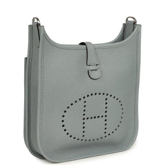 Hermes Evelyne 23 Gris Pantin Clemence Palladium Hardware