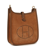 Hermes Evelyne TPM Chamois Grizzly and Alezan Clemence Gold Hardware - Thumbnail View 2