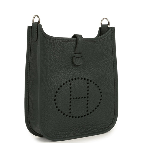 Hermes Evelyne TPM Vert Mangrove Clemence Palladium Hardware