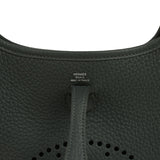 Hermes Evelyne TPM Vert Mangrove Clemence Palladium Hardware - Thumbnail View 7