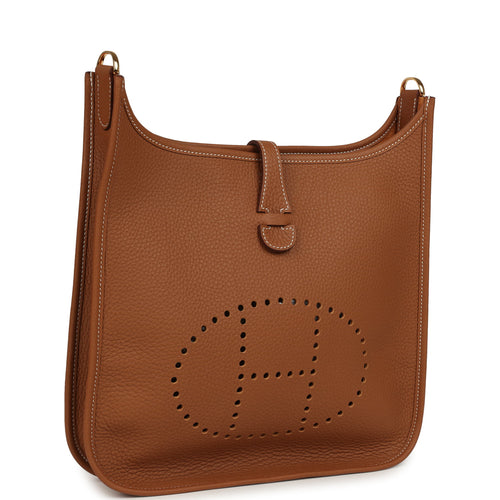 Hermes Evelyne III PM Gold Clemence Gold Hardware
