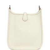 Hermes Evelyne TPM White Clemence Palladium Hardware - Thumbnail View 4