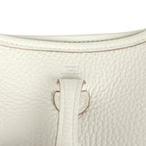 Hermes Evelyne TPM White Clemence Palladium Hardware - Thumbnail View 7