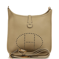 Hermes Evelyne III PM Trench Clemence Gold Hardware