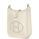 Hermes Evelyne TPM Gris Pale Clemence Gold Hardware - Thumbnail View 5
