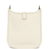 Hermes Evelyne TPM Gris Pale Clemence Gold Hardware - Thumbnail View 4