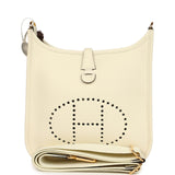 Hermes Evelyne 23 Cream Clemence Gold Hardware - Thumbnail View 1