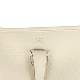 Hermes Evelyne 23 Cream Clemence Gold Hardware - Thumbnail View 7