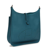 Hermes Evelyne III PM Vert Bosphore Clemence Palladium Hardware - Thumbnail View 2