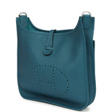 Hermes Evelyne III PM Vert Bosphore Clemence Palladium Hardware - Thumbnail View 5