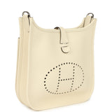 Hermes Evelyne 23 Cream Clemence Palladium Hardware - Thumbnail View 2