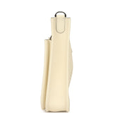 Hermes Evelyne 23 Cream Clemence Palladium Hardware - Thumbnail View 3