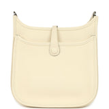Hermes Evelyne 23 Cream Clemence Palladium Hardware - Thumbnail View 4