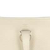 Hermes Evelyne 23 Cream Clemence Gold Hardware - Thumbnail View 7