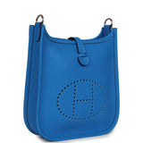 Hermes Evelyne TPM New Bleu Hydra Clemence Palladium Hardware - Thumbnail View 2