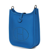 Hermes Evelyne TPM New Bleu Hydra Clemence Palladium Hardware - Thumbnail View 5