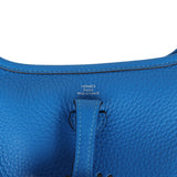 Hermes Evelyne TPM New Bleu Hydra Clemence Palladium Hardware - Thumbnail View 7