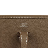 Hermes Evelyne 23 Etoupe Clemence Palladium Hardware - Thumbnail View 7