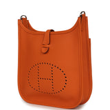 Hermes Evelyne 23 Orange Clemence Palladium Hardware - Thumbnail View 5