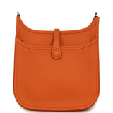 Hermes Evelyne 23 Orange Clemence Palladium Hardware - Thumbnail View 4