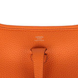 Hermes Evelyne 23 Orange Clemence Palladium Hardware - Thumbnail View 7