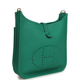 Hermes Evelyne III PM Vert Jade Clemence Gold Hardware - Thumbnail View 2