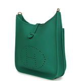 Hermes Evelyne III PM Vert Jade Clemence Gold Hardware - Thumbnail View 5
