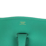 Hermes Evelyne III PM Vert Jade Clemence Gold Hardware - Thumbnail View 7