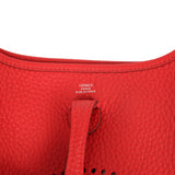 Hermes Evelyne TPM Rouge Radieux Clemence Palladium Hardware - Thumbnail View 7