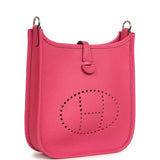 Pre-owned Hermes Evelyne TPM Rose Mexico Maurice Palladium Hardware - Thumbnail View 2