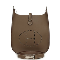 Hermes Evelyne Sellier TPM Etoupe Epsom Palladium Hardware