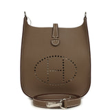 Hermes Evelyne Sellier TPM Etoupe Epsom Palladium Hardware - Thumbnail View 1