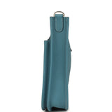 Hermes Evelyne 23 Blue Jean Clemence Palladium Hardware - Thumbnail View 3