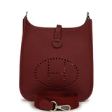 Hermes Evelyne TPM Rouge H Clemence Palladium Hardware - Thumbnail View 1