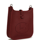 Hermes Evelyne TPM Rouge H Clemence Palladium Hardware - Thumbnail View 2