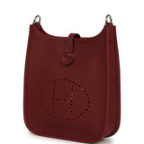 Hermes Evelyne TPM Rouge H Clemence Palladium Hardware - Thumbnail View 5