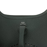 Hermes Evelyne TPM Vert Mangrove Clemence Palladium Hardware - Thumbnail View 7