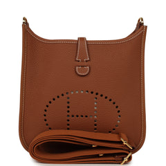 Hermes Evelyne 23 Gold Clemence Gold Hardware
