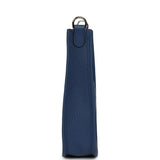 Hermes Evelyne TPM Bleu Tie Clemence Palladium Hardware - Thumbnail View 3