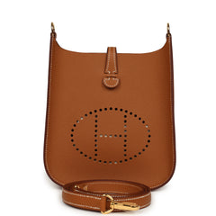 Hermes Evelyne Sellier TPM Gold Epsom Gold Hardware