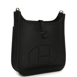 Hermes Evelyne 23 Black Clemence Palladium Hardware - Thumbnail View 2